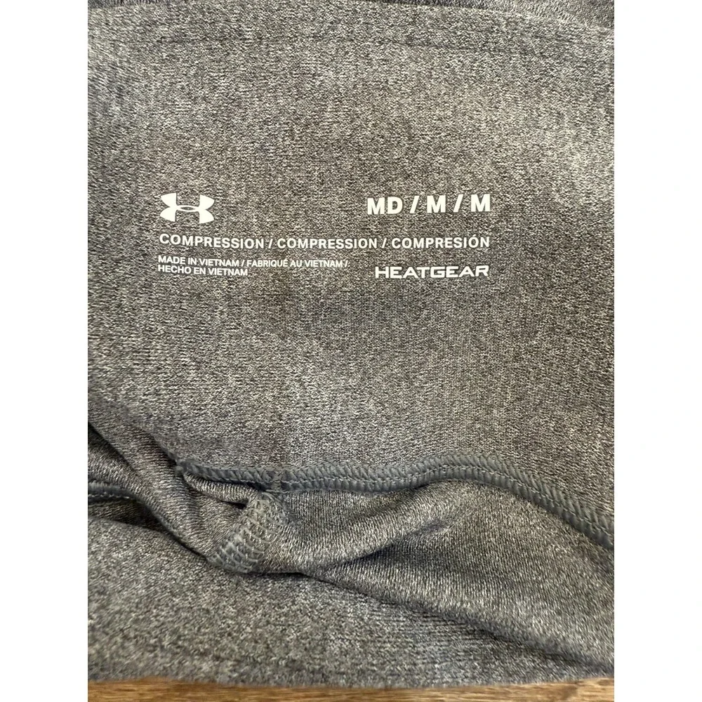 NWT Under Armour Heatgear Compression High Rise Leggings‎ Grey Size Medium